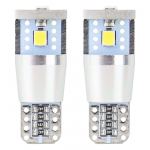 Autolambid, Mootorratta ja traktori valgustid // Auto LED-pirnid ja komplektid // Żar&oacute;wki led canbus 3smd 2835 t10e w5w alu white 12v 24v amio-01637