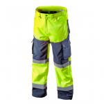 Jalan&otilde;ud, t&ouml;&ouml;riided | Isikukaitsevahendid // T&ouml;&ouml;-, kaitse-, k&otilde;rgn&auml;htavusega riided // Spodnie robocze ostrzegawcze softshell, ż&oacute;łte, rozmiar XL