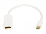 &Uuml;hendused // Different Audio, Video, Data connection plug and sockets // 92-157# Przejście hdmi gniazdo hdmi-wtyk mini display port