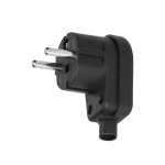 Uued tooted // Wtyczka kątowa, Uni-Schuko, rozbieralna, czarna