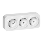 Uued tooted // Gniazdo potr&oacute;jne ToDo 2P+Z Schuko IP20, 16A, 230V AC, biały