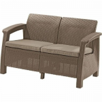 Keter Corfu Love Seat Sofa