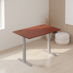 Adjustable Height Table Up Up Thor Gray, Table top M Dark Walnut