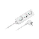 Elektrimaterjalid // Elektri laiendid, Pikendusjuhtmete, hajutuste ja UK ja USA adapterite komplekt // Przedłużacz biały Rebel  3 gniazda 1,5m bez przełącznika
