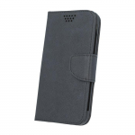Book case GreenGo Universal Fancy Smart Universal 5.5 Silicon Case Black