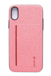 Back panel cover Evelatus Apple iPhone X Pink