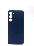 Back panel cover Evelatus Samsung Galaxy S23 Premium Magsafe Soft Touch Silicone Case New Function Midnight Blue
