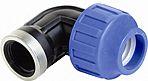PP compression elbow D90x3'' F