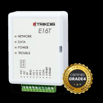 E16T ~ Trikdis Ethernet apsardzes komunikators (TIP/RING) 3 I/O RS485