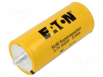 Supercapacitor | screw type | 3kF | 2.7VDC | 0&divide;20% | &Oslash;60.7x138mm | 230m&Omega;