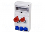 Electric switchboard | IP44 | wall mount | ABS | Thread: PG16