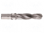 Tap | M3 | 0.5 | Holder: hexagonal | 1/4" | high speed steel