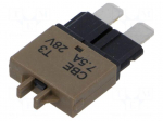 Fuse: thermal | 7.5A | 28VDC | automotive | 20.5mm