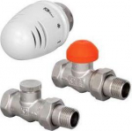 Set of radiator thermostats 1/2", straight V762371