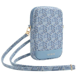 Other Phone Accessory Guess  Guess Zip GCube Bottom Stripe phone bag - blue
