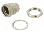 Connector: circular | push-pull | socket | PIN: 4 | 1A | HR25 | soldering