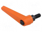 Lever | adjustable | Thread len: 20mm | Lever length: 74mm | GN 101
