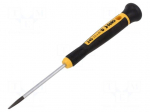 Screwdriver: precision | slot | 3x0.5mm | Blade length: 60mm