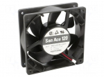 Fan: DC | axial | 24VDC | 120x120x38mm | 200.4m3/h | 46dBA | ball | 3100rpm