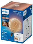 Philips Smart WiZ 25W G200 E27 gudrā LED spuldze 920-50 dzintarots stikls 1CT/2 929003018121 8719514372160