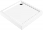 Acrylic square shower tray 80 cm