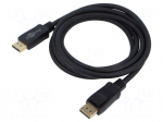 Cable | DisplayPort plug,both sides | PVC | DisplayPort 2.0 | Len: 3m