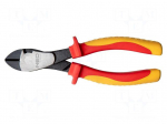 Pliers | side,cutting,insulated | 180mm | Chrom-vanadium steel
