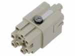 Connector: HDC | contact insert | female | EPIC H-Q | PIN: 12 | 10A | 400V