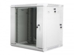 Lanberg | Rack cabinet 19" double-section wall-mount 12U/600x600 (flat pack) | WF02-6612-10S | Grey