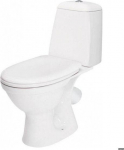 WC set Nord Compact with 45&deg; outlet and SC seat