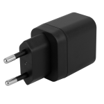 USB-C wall charger DELTACO, 1x USB-C PD, 20 W, black / USBC-AC151 / 1903150
