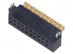 Connector: PCB to PCB | female | PIN: 20 | SFMH | straight | on PCBs