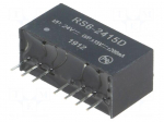 Converter: DC/DC | 6W | Uin: 18&divide;36V | Uout: 15VDC | Uout2: -15VDC | SIP8