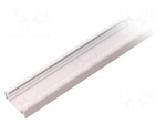 Profiles for LED modules | surface | white | L: 2m | aluminium