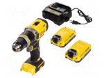Drill/driver | battery | drilling,percussion drilling | 80Nm | 18VDC