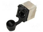 Connector: RJ45 | socket | Cat 5e | shielded | 8p8c | THT | 19.8x24mm