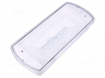 Lamp: LED emergency luminaire | IP65 | Colour: white | 3.2W | 230VAC