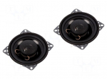 Car loudspeakers | two-way | 100mm | 80W | 80&divide;20000Hz | 2 loudspeakers