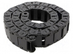 Cable chain | 15 | Bend.rad: 38mm | L: 1006mm | Int.height: 17mm