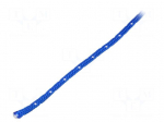 Rope | polypropylene | &Oslash;rope: 4mm | L: 25m | with a core | blue