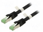 Patch cord | S/FTP | Cat: Cat 8.1 | RJ45 plug,both sides | stranded