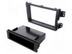 Radio mounting frame | Opel,Suzuki | 2 DIN | black