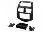 Radio mounting frame | Chevrolet | 2 DIN | black