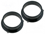 Speaker adapter | 165mm | Audi A4 rear doors | Audi A4 2009->