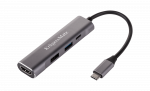USB Type-C 3.1 adapter (HUB) HDMI | USB 3.0 | USB 2.0 | USB-C portidega
