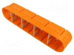 Enclosure: junction box | X: 71mm | Y: 354mm | Z: 63mm | orange