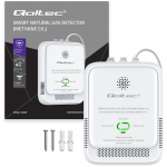 Sertifitseeritud maagaasi lekkeandur | CH4 detektor | NG | 85dB alarm | LED | Qoltec &reg;
