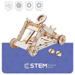 Wooden Assembly Kit Catapult, STEM Educational Toy