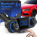 Auto- ja mootorrattatooted, elektroonika, navigatsioon, CB raadio // Auto elektroonikakomponendid : Installatsioonikaablid : Kaitsealused : &Uuml;hendused // Transmiter fm bluetooth 5.0 usb wielofunkcyjny 8w1 -e666