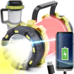 LED valgustus // Valgustid uutest tarnetest // Mocna latarka lampa warsztatowa wojskowa akumulatorowa led usb z uchwytem